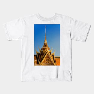 The Roof of the Silver Pagoda, Phenom Penh Kids T-Shirt